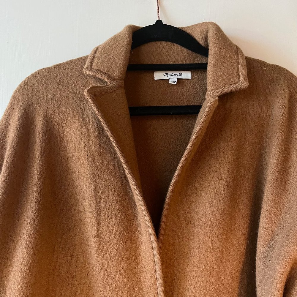 Madewell Camel Knit Coat